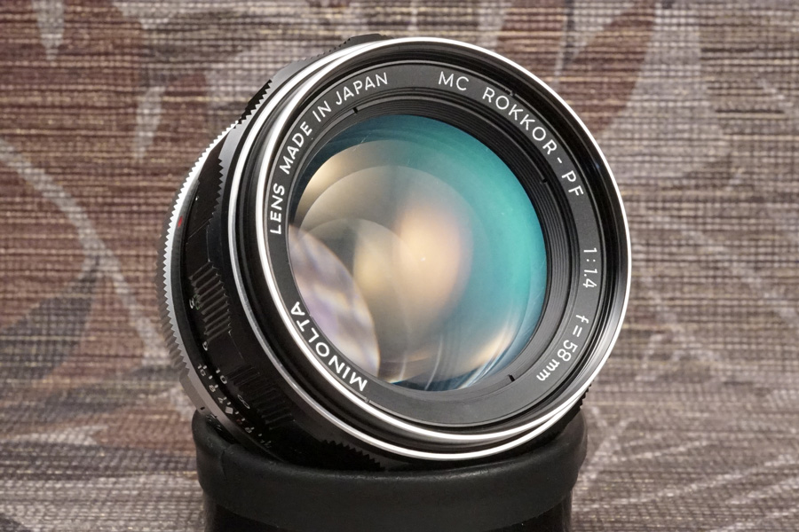 ヘリコイドの動きスムーズですミノルタ SR101ブラック / MC ROKKOR-PF 58mm f1.4