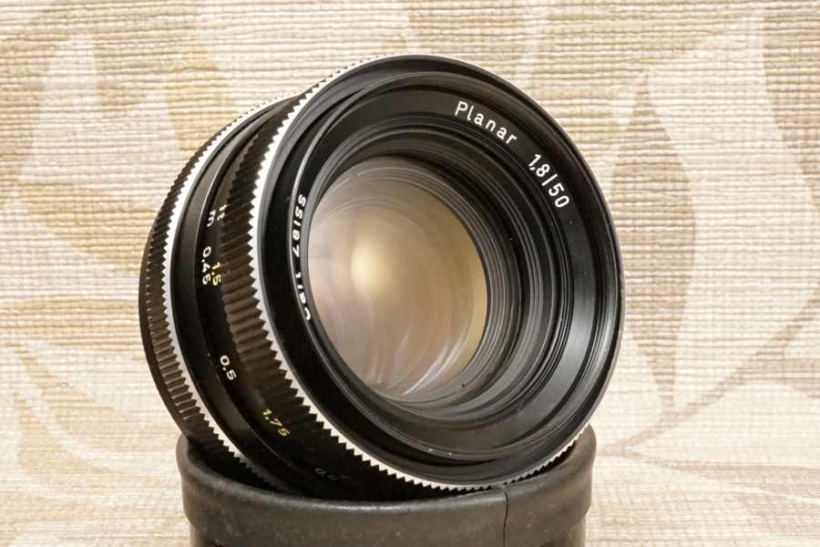 珍品！もう1つの銘玉！Carl Zeiss Planar 50mm f1.8 カメラ レンズ(単