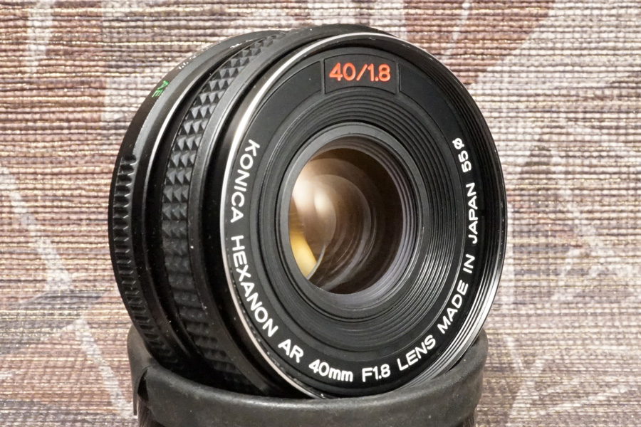 【極美品　整備済】コニカ ヘキサノン AR 40mm f1.8 パンケーキレンズ