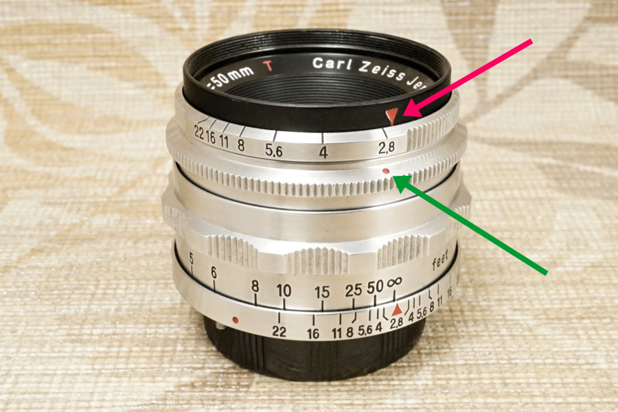 実用品　CarlZeiss　Jena　DDR　TESSAR　50mm　2.8