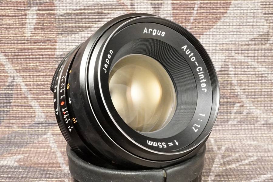 ◎ Aurgus (アーガス) Auto-Cintar 55mm/f1.7《富岡光学製》（M42）
