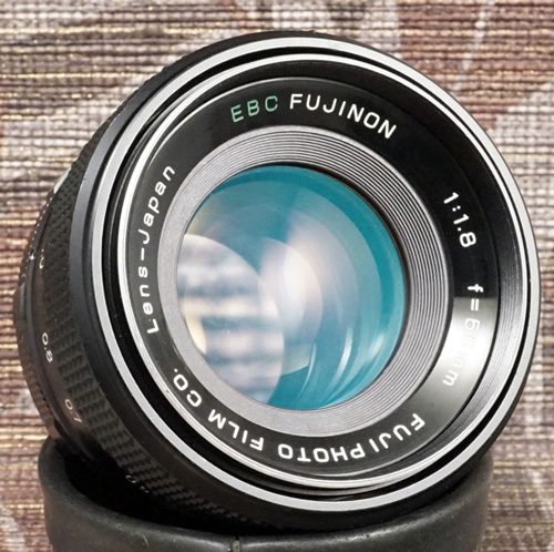 整備品　富士フィルム　EBC FUJINON 55mm f1.8 オールドレンズ