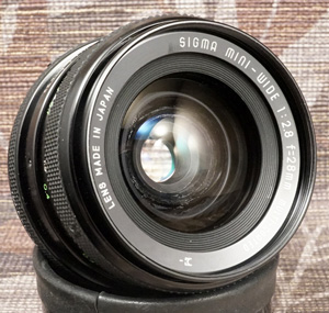 Nikon Sigma  28mm F2.8 レンズ