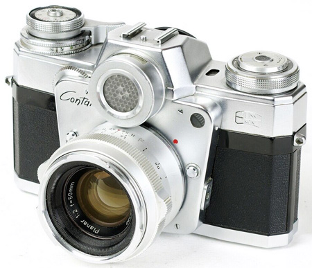 ◎ Carl Zeiss (カールツァイス) CONTAREX Planar 55mm/f1.4 silver（CRX）