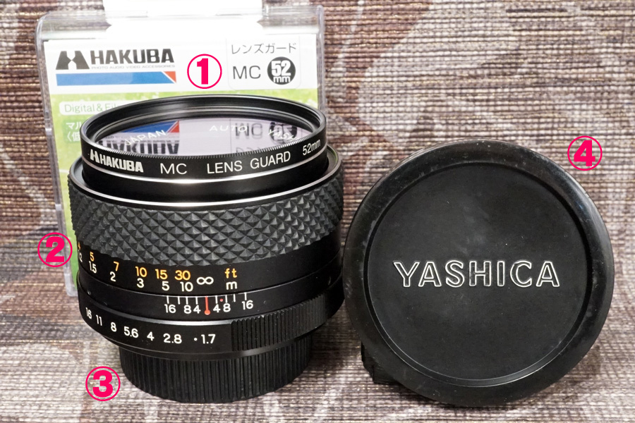 〓 YASHICA (ヤシカ) AUTO YASHINON DS-M 50mm/f1.7《富岡光学製》（M42）