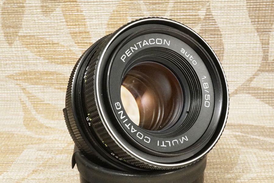 PENTACON auto 50mm F1.8 後期型 【光学美品】