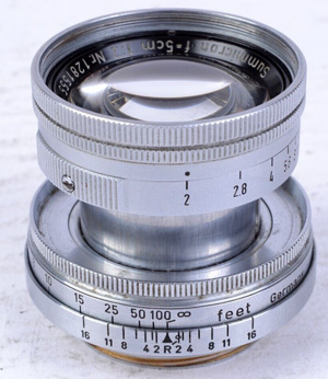 ◎ Ernst Leitz GmbH Wetzlar (エルンスト・ライツ・ヴェッツラー) Summicron 5cm/f2 collapsible  chrome 1st《沈胴式》（L39）