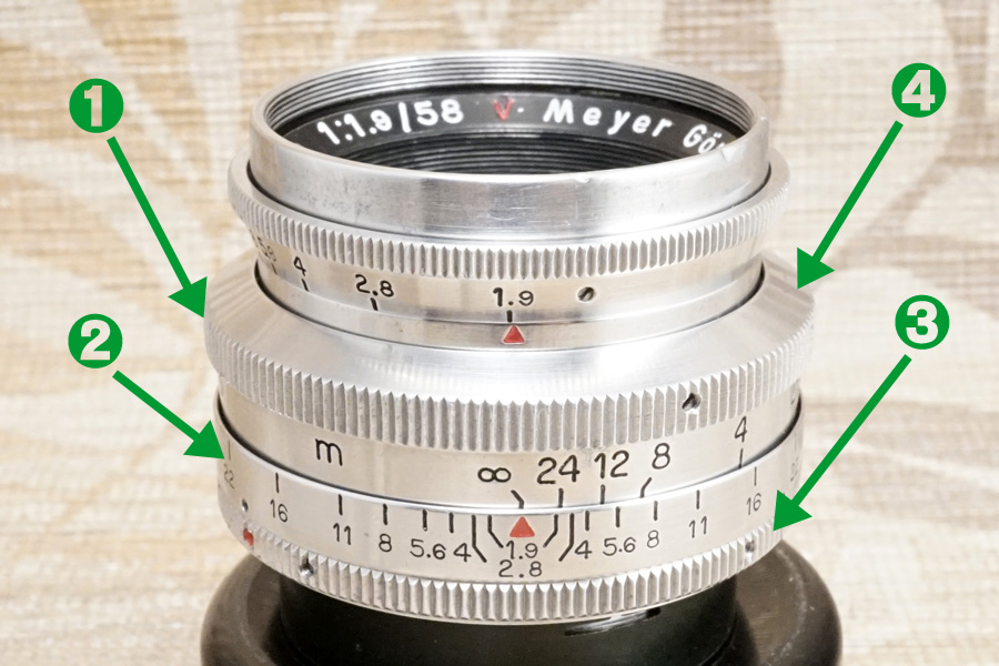 ◇ Meyer-Optik Görlitz (マイヤーオプティック・ゲルリッツ) Primoplan 58mm/f1.9  V《前期型−I》（exakta）